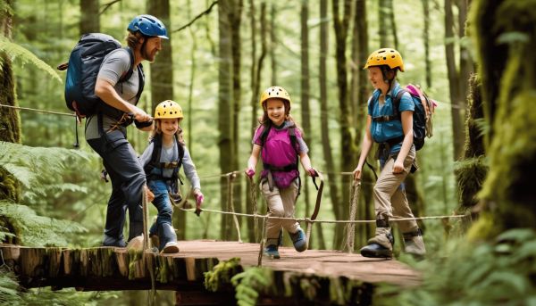 Vivez un parcours d’aventure au bois des lutins pour toute la famille